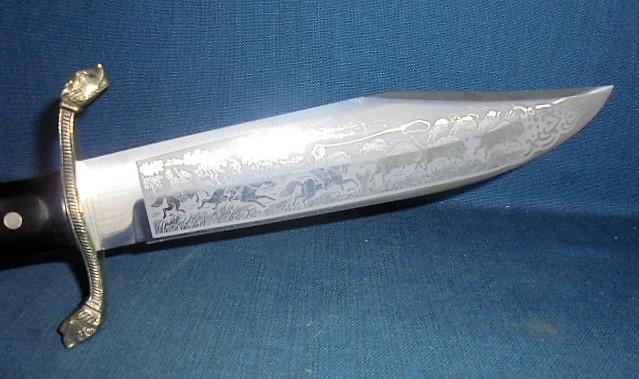 Huge Linder Bowie Knife S/n 02167