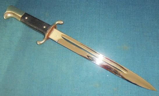 Rare WW11 German Fire Brigade Bayonet S/n 02415