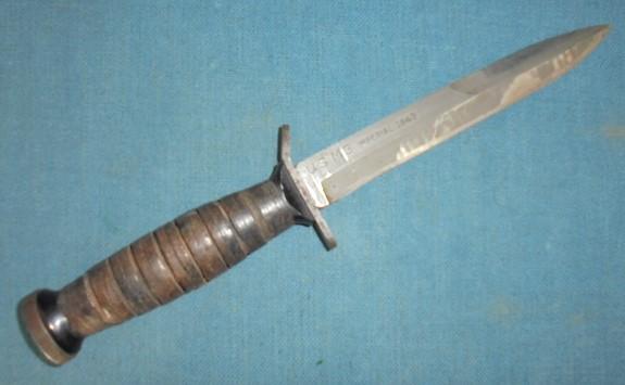 Rare WW11 U.S. M3 1943 Dated Fighting Knife S/n 02445