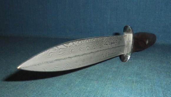 Very Rare Boker Limited Edition Damascus A/F Knife S/n 2481