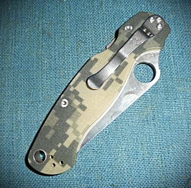 Spyderco Paramilitary 2 Camo Folding Knife S/n 03162