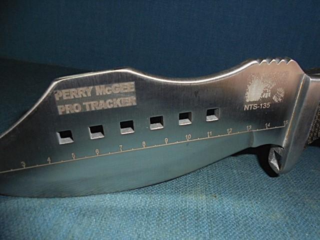 Discontinued Perry McGee Pro Tracker Knife S/n 03182
