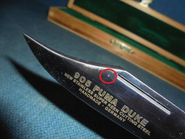 Scarce 1976 Dated Puma Duke Folding Knife S/n 03198