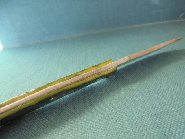 Rare Alan Wood Damascus Knife S/n 03203