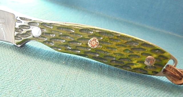Rare Alan Wood Damascus Knife S/n 03203