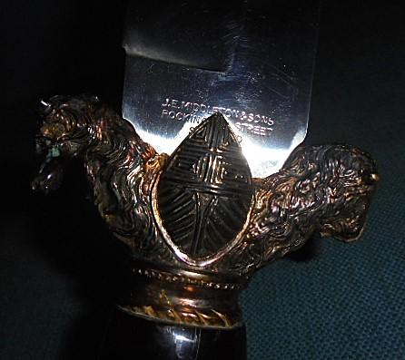 Huge Rare J.E.Middleton Bowie Knife S/n 03273