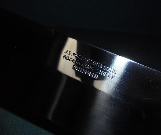 Huge Rare J.E.Middleton Bowie Knife S/n 03273