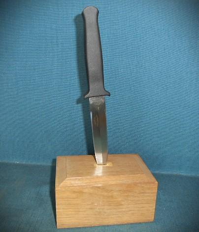 Early Gerber Guardian 1 Knife with Display Stand S/n 03313