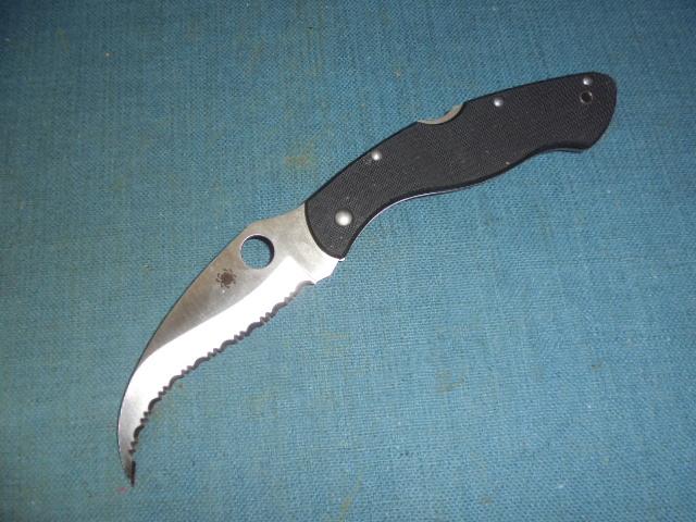 Scarce Spyderco Civilian Folding Knife S/n 03346