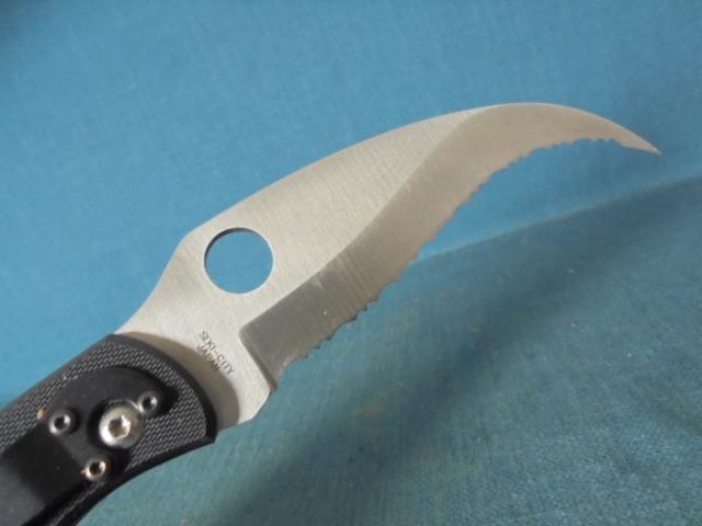 Scarce Spyderco Civilian Folding Knife S/n 03346