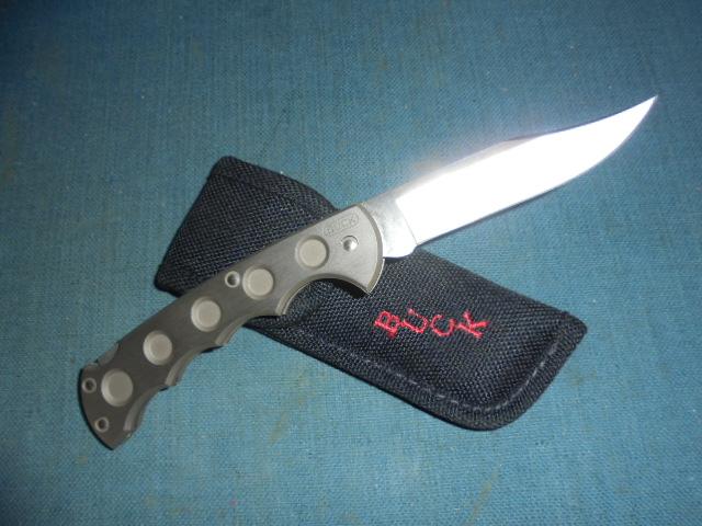 Scarce 1993 Dated Buck 560 Titanium Folding Knife S/n 03359