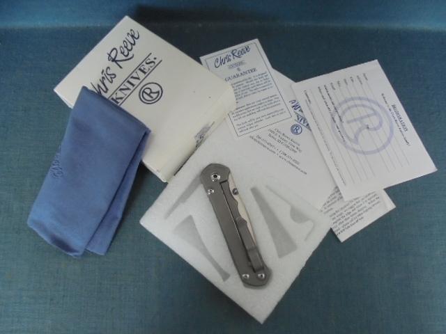 2013 Dated Chris Reeve Large Sebenza 25 Folder S/n 03409