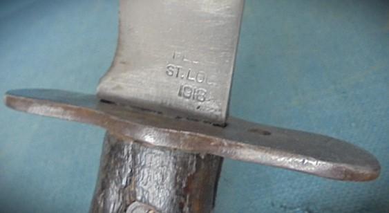 Scarce WW1 U.S. 1917 C.T. Bolo Knife S/n 03453