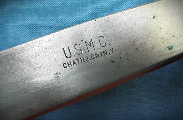 Scarce WW11 U.S.M.C Corpsmen's Knife S/n 03454