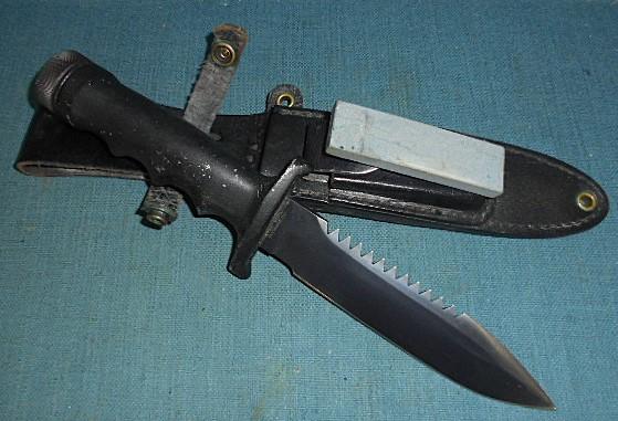 Vintage 1980s Explorer Wilderness Survival Knife S/n 03461