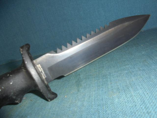 Vintage 1980s Explorer Wilderness Survival Knife S/n 03461