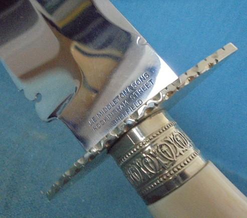 Large J.E. Middleton Bowie Knife S/n 03462