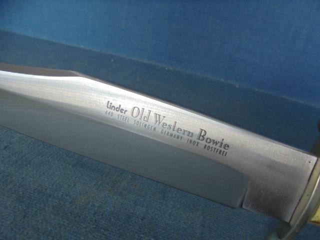 Linder Old Western Bowie Knife S/n 03464
