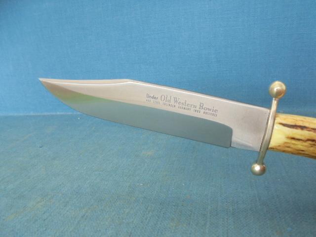 Linder Old Western Bowie Knife S/n 03464