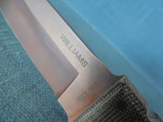 Rare Limited Edition Williams SZT 001 Shobo Zukuri Tanto Knife S/n 03471