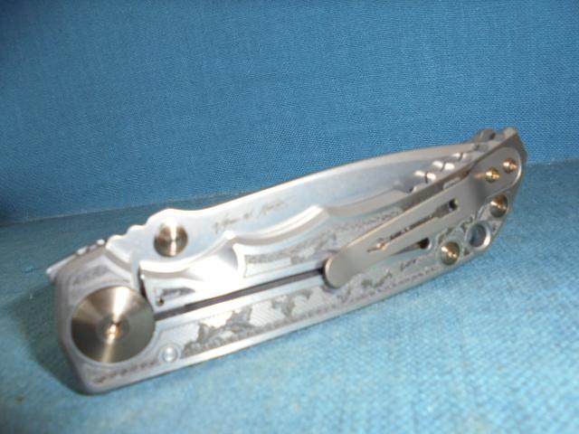 Rare Spartan Harsey Flourishes Folding Knife S/n 03451