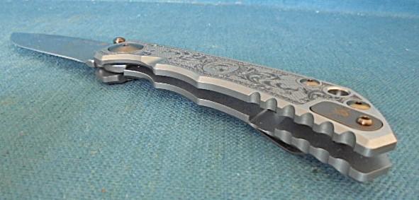 Rare Spartan Harsey Flourishes Folding Knife S/n 03451