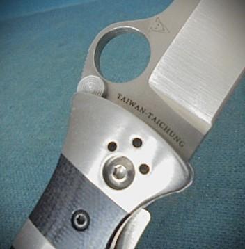 Scarce Spyderco Vollatton Sub-Hilt Folder S/n 03465