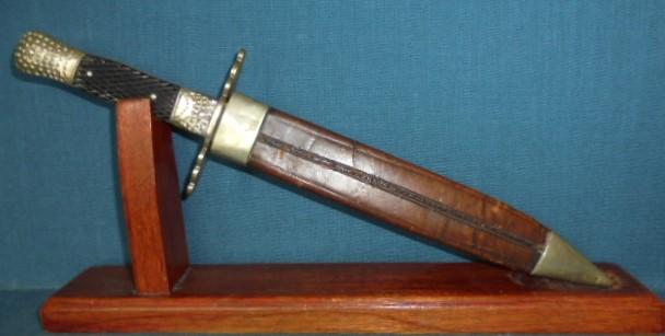 Rare Victorian Spear-Point Bowie Knife by Joseph Rodgers S/n 03468