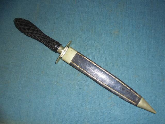 Rare Victorian by Manson Double-edged Bowie Knife S/n 03469