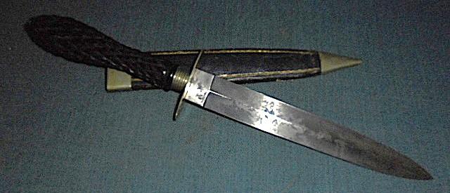 Rare Victorian by Manson Double-edged Bowie Knife S/n 03469