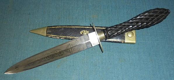 Rare Victorian by Manson Double-edged Bowie Knife S/n 03469