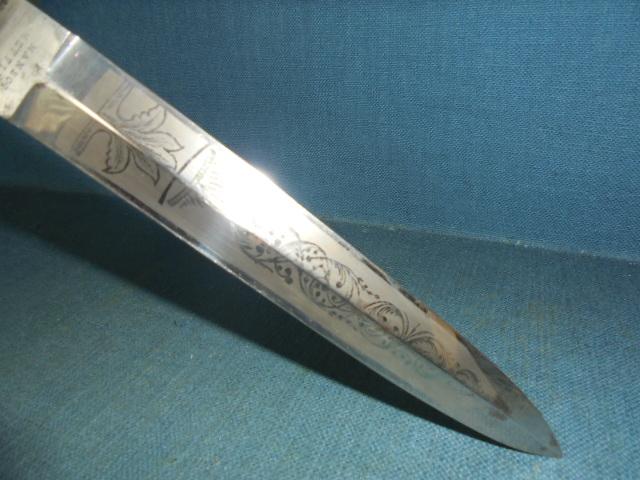 Rare Victorian by Manson Double-edged Bowie Knife S/n 03469