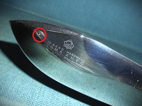 1985 Dated Puma Auto Messer Knife S/n 03477