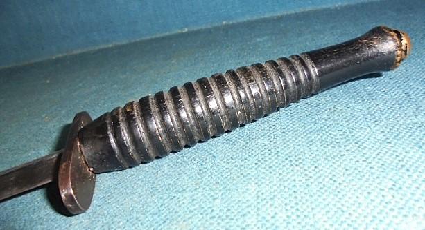 WW11 RAF Commando Knife with Wooden Grip S/n 03482