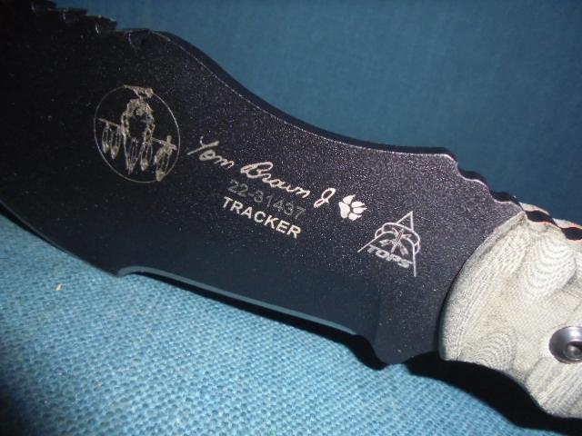 Tops Tom Brown Tracker Knife S/n 03524