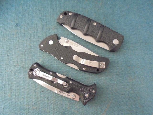 Three Locking Knives S/n 03537