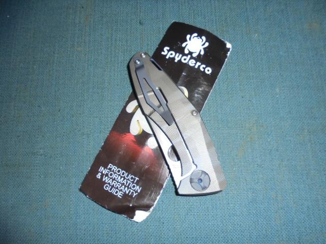 Scarce Spyderco Drunken Folder S/n 03549