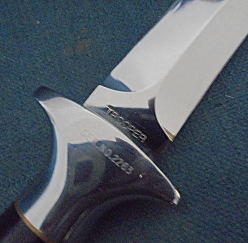 Very Rare Pre 1980 Kershaw Trooper Numbered Knife S/n 03553