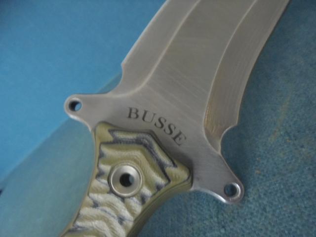 Rare Busse Kris P Bacon Knife S/n 03554