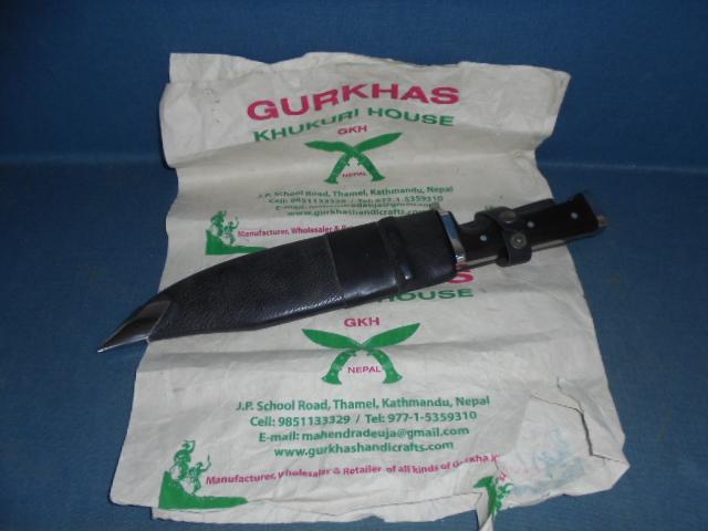 Huge Nepalese Bowie Knife S/n 03569