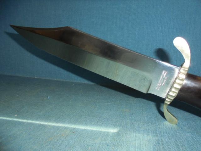 Large J.E. Middleton Bowie Knife S/n 03570