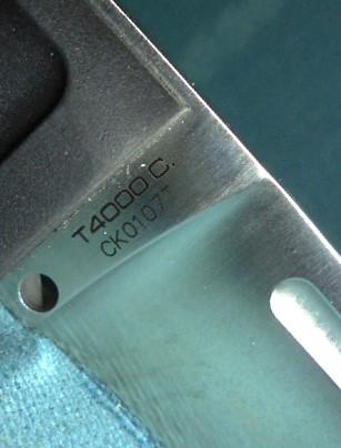 Extrema Ratio T4000 C Knife S/n 03574
